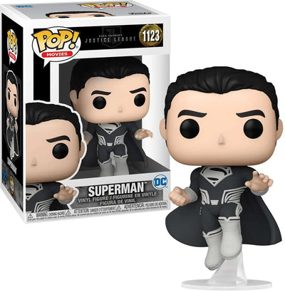 Figura Funko Pop Justice League Black Suit Superman