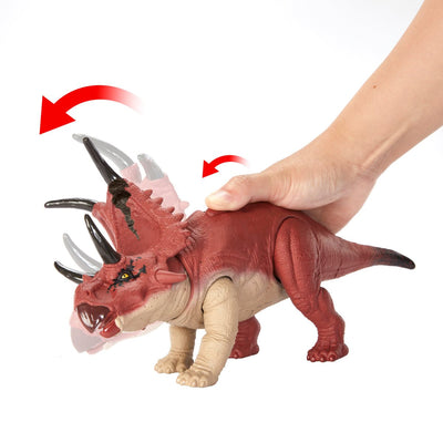 Figura Jurassic World Diabloceratops con Acción de Batalla y Sonido