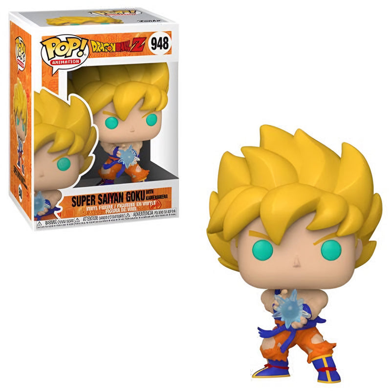 Funko Pop Dragon Ball Z Super Saiyan Goku with Kamehameha Wave