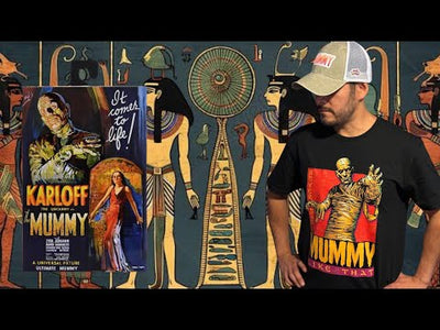 Playera Universal Monsters The Mummy Negra