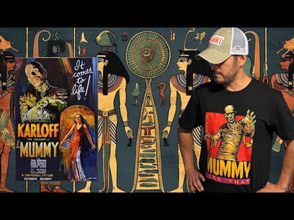 Gorra Universal Monsters “The Mummy” Beige-Blanca Trucker