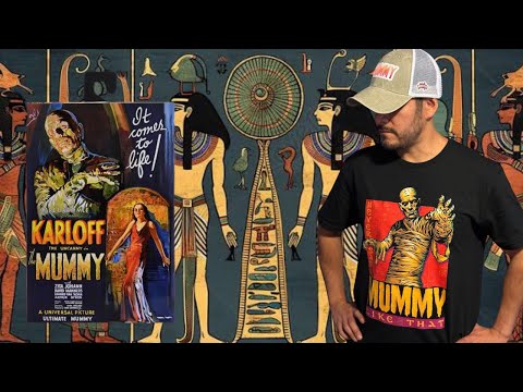 Gorra Universal Monsters “The Mummy” Beige-Blanca Trucker