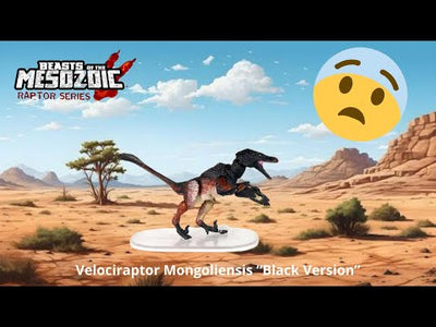 Figura Beasts of the Mesozoic Velociraptor Mongoliensis Versión Negra Escala 1/18