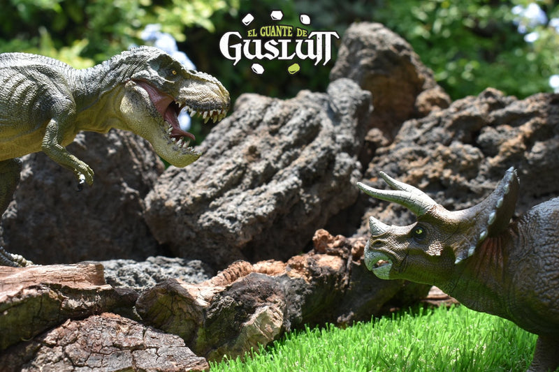 T-Rex Corriendo verde - El Guante de Guslutt