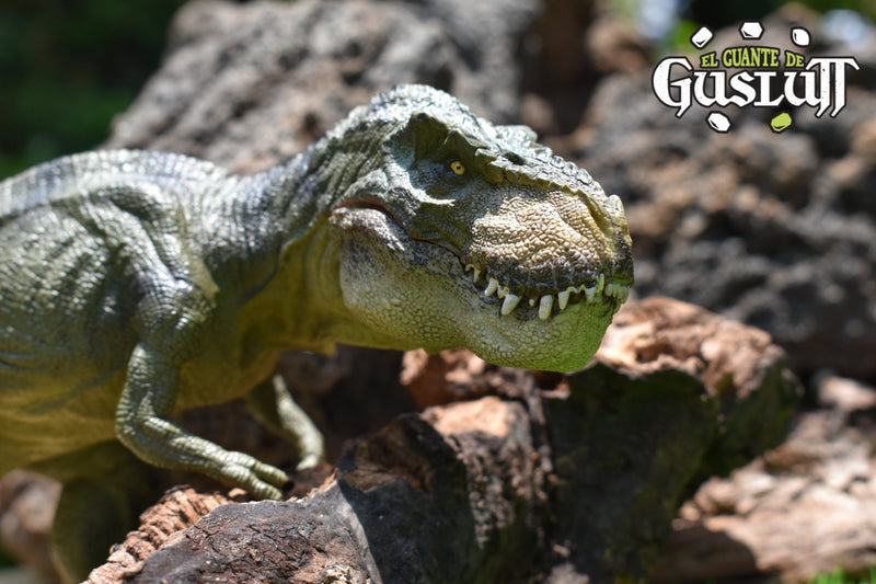 T-Rex Corriendo verde - El Guante de Guslutt
