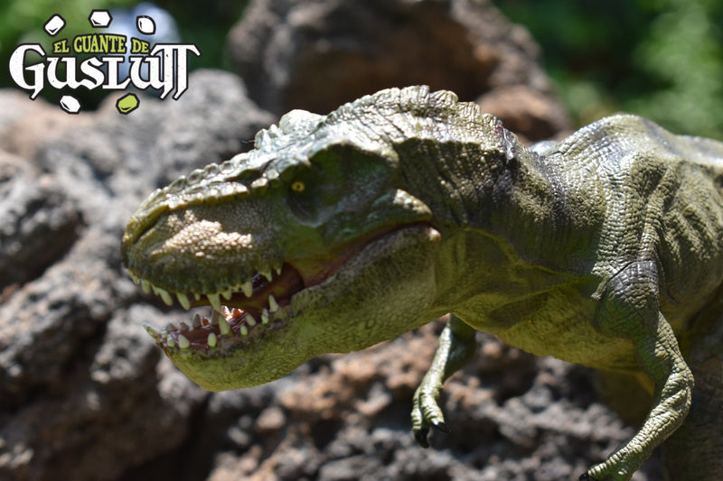 T-Rex Corriendo verde - El Guante de Guslutt