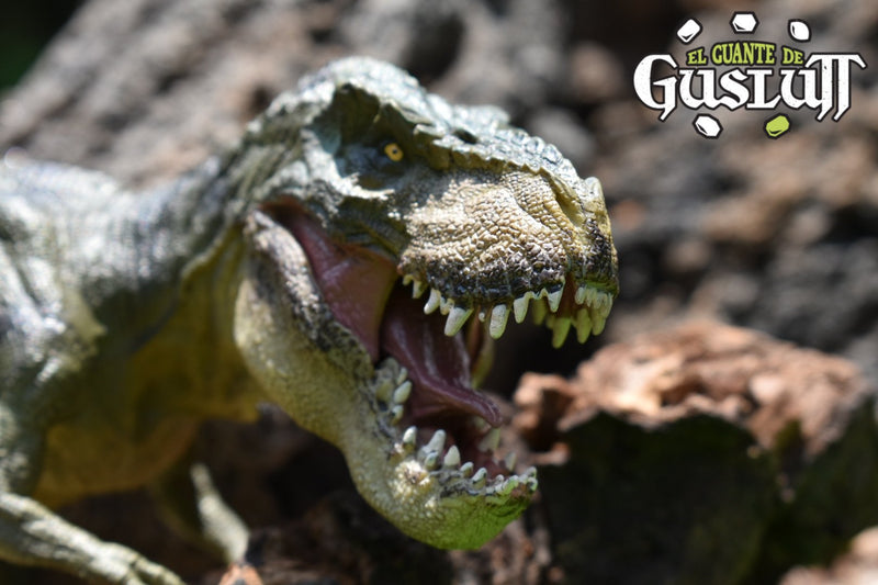 T-Rex Corriendo verde - El Guante de Guslutt