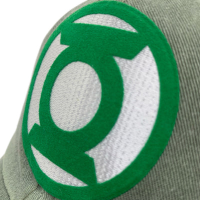 Gorra DC Comics Green Lantern Logo Clásico Verde Tipo Deslavada