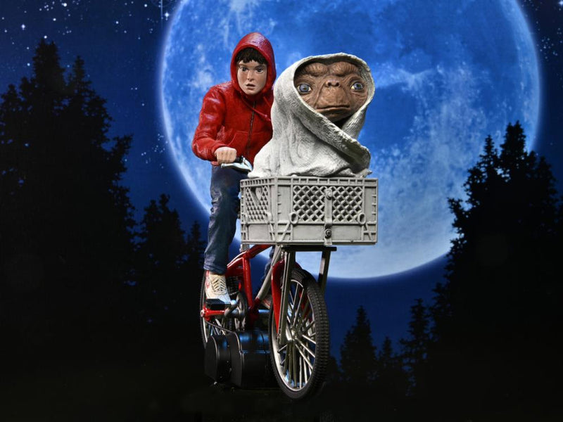 NECA E.T. 40th Anniversary - 7" Figure - Elliott & ET on Bike