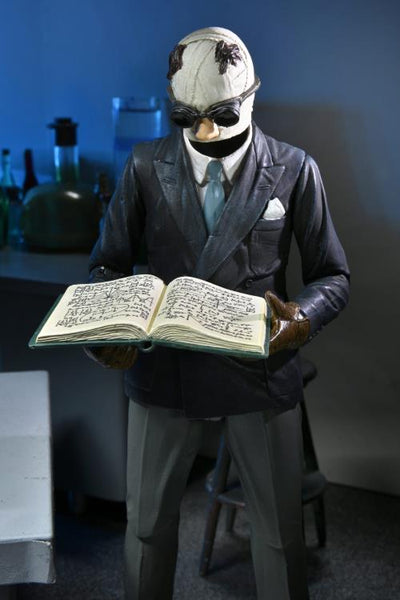 Figura NECA Universal Monsters Invisible Man Versión Ultimate