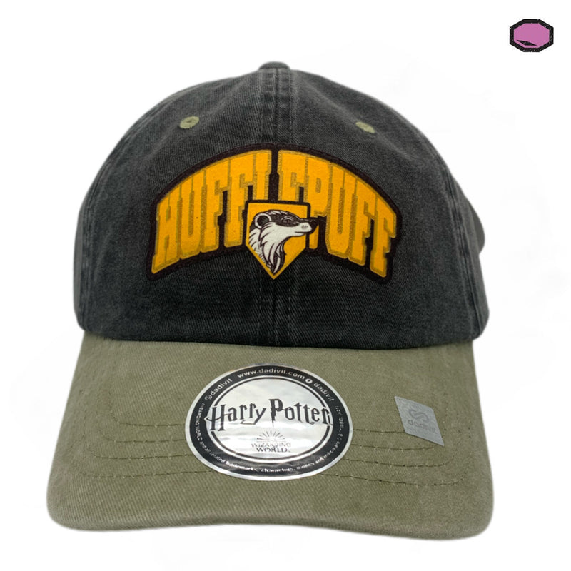 Gorra Harry Potter Hufflepuff Negro-Beige Vintage