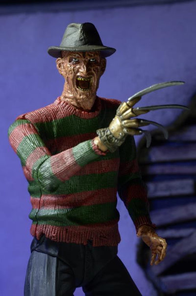 Figura NECA Nightmare on Elm Street Part 3 Dream Warrior Freddy Krueger Versión Ultimate
