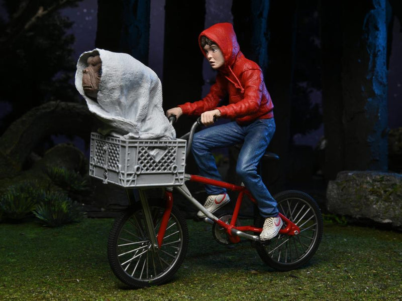 NECA E.T. 40th Anniversary - 7" Figure - Elliott & ET on Bike