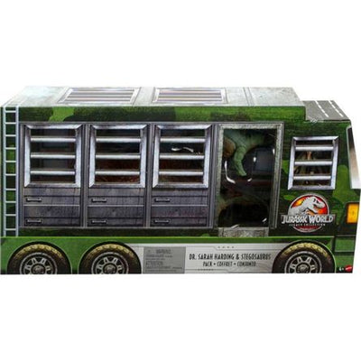 Set de Figuras Jurassic World Legacy Collection Dr. Sarah Harding & Stegosaurus Pack Exclusivo
