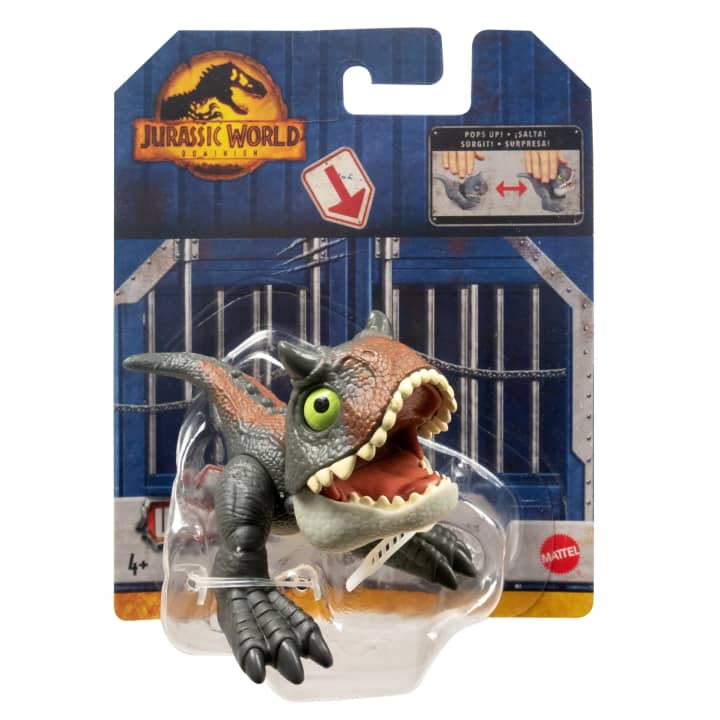 Jurassic World Wild Pop Ups Uncaged Carnotaurus