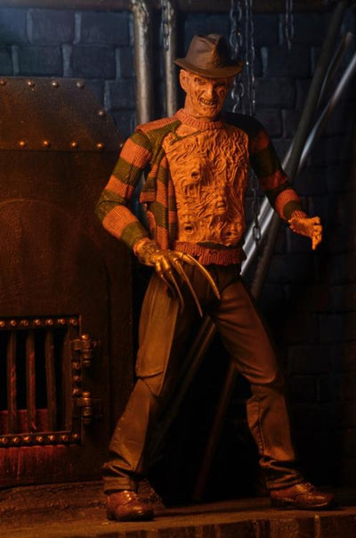 Figura NECA Nightmare on Elm Street Part 3 Dream Warrior Freddy Krueger Versión Ultimate