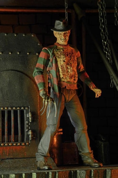 Figura NECA Nightmare on Elm Street Part 3 Dream Warrior Freddy Krueger Versión Ultimate
