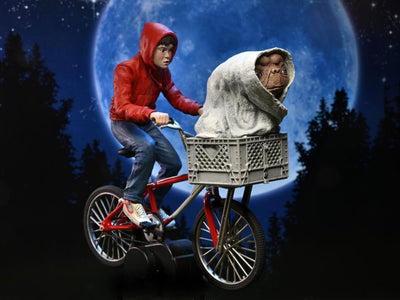Set de Figuras NECA E.T. Edición Especial 40 Aniversario Elliott & ET