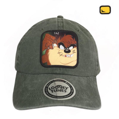 Gorra Looney Tunes Taz Verde Tipo Deslavada
