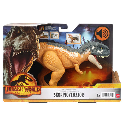 Figura Jurassic World Dominion Skorpiovenator con Acción de Batalla y Sonido