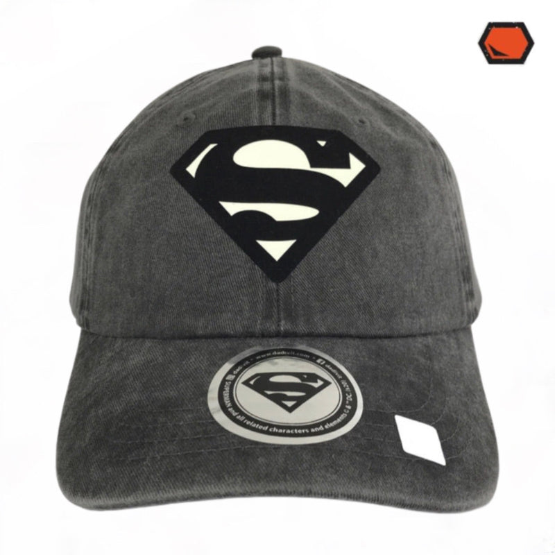 Gorra Superman Glow in the Dark Gris Vintage