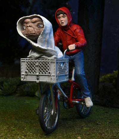 Set de Figuras NECA E.T. Edición Especial 40 Aniversario Elliott & ET