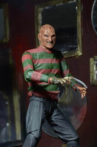 Figura NECA Nightmare on Elm Street Part 3 Dream Warrior Freddy Krueger Versión Ultimate
