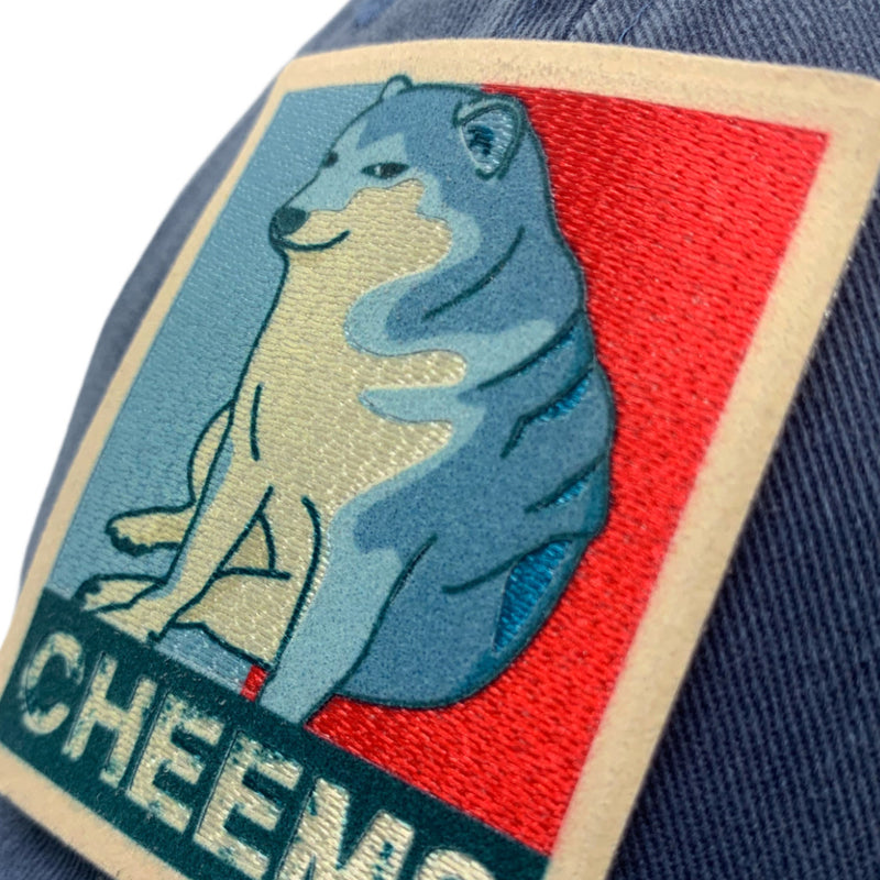 Gorra Cheems Azul Vintage