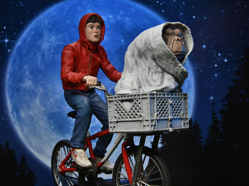 NECA E.T. 40th Anniversary - 7" Figure - Elliott & ET on Bike