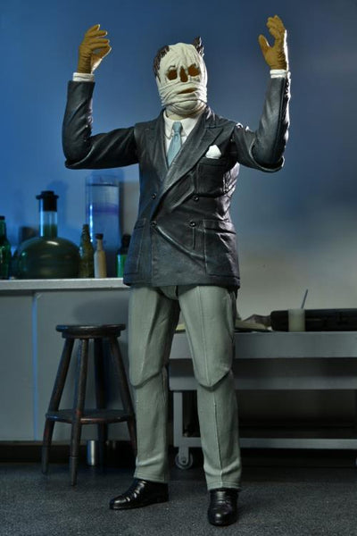 Figura NECA Universal Monsters Invisible Man Versión Ultimate