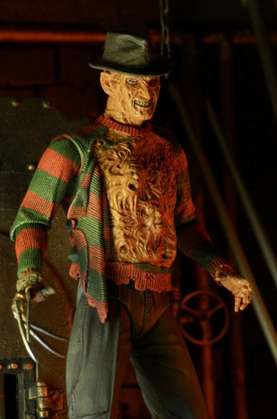 Figura NECA Nightmare on Elm Street Part 3 Dream Warrior Freddy Krueger Versión Ultimate