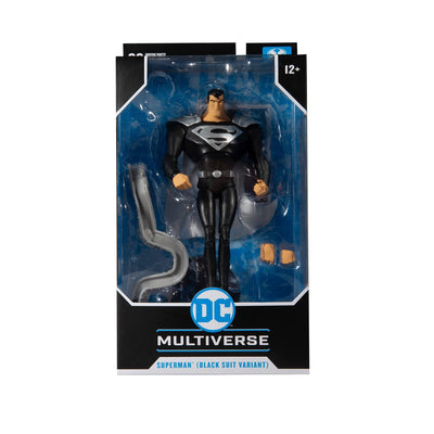 Figura Mcfarlane Toys DC Multiverse Animated Superman with Black Suit