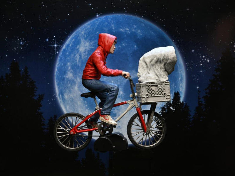 NECA E.T. 40th Anniversary - 7" Figure - Elliott & ET on Bike