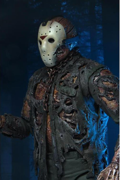 Figura NECA Friday the 13th The New Blood Jason Voorhees Part VII Versión Ultimate